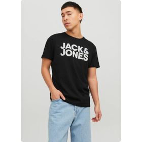 Jack&Jones 12151955 Beyaz Baskılı Erkek T-shirt