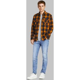 Jack&Jones 12203510 Blue Denim Glenn Erkek Kot Pantolon