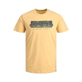 Jack&Jones 12205787 Lacivert Baskılı Erkek T-shirt