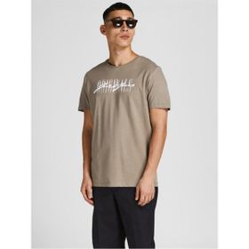 Jack&Jones 12205957 Kahverengi Erkek T-shirt