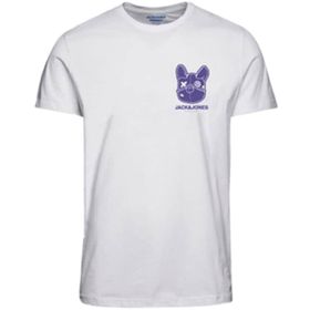 Jack&Jones 12238121 Beyaz Erkek T-shirt