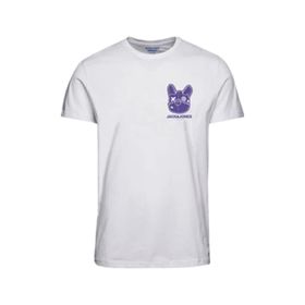 Jack&Jones 12238121 Beyaz Erkek T-shirt