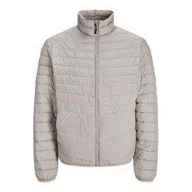 Jack&Jones 12256985-ATM State Packable Puffer Colar Bej Dik Yaka Erkek Mont