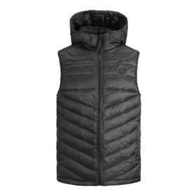 Jack&Jones Jjehero Bodywarmer Hood Black Erkek Blazer
