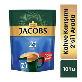 Jacobs 2si1 Arada 10'lu Kahve