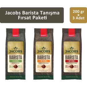 Jacobs 3x200 gr Barista Filtre Kahve Tanışma Paketi