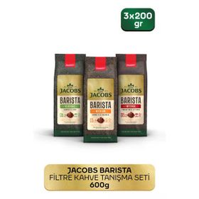 Jacobs 3x200 gr Barista Filtre Kahve Tanışma Paketi