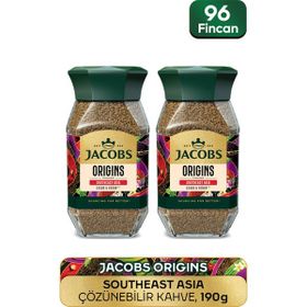 Jacobs Cam Kavanoz 95 gr Origin Southeast Granül Kahve