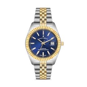 Jacques Du Manoir JWG04208 SELLITA SW200-1 Mavi Inspiration Otomatik Mekanizmalı Erkek Kol Saati