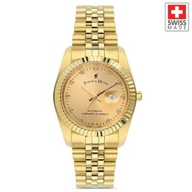 Jacques Du Manoir JWL04109 Inspiration Sellita SW100 25 Jewels Otomatik Mekanizmalı Swiss Made Kadın Kol Saati