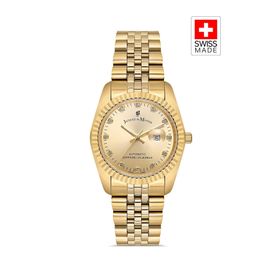 Jacques Du Manoir JWL04109 Inspiration Sellita SW100 25 Jewels Otomatik Mekanizmalı Swiss Made Kadın Kol Saati