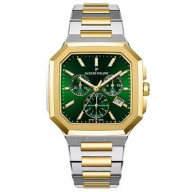Jacques Philippe JPQGC10173x8 Rengi Metalik Gri Çelik Erkek Kol Saati