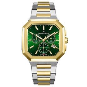 Jacques Philippe JPQGC10173x8 Rengi Metalik Gri Çelik Erkek Kol Saati