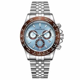 Jacques Philippe JPQGC7113X6SBBR Metalik Gri Çelik Erkek Kol Saati
