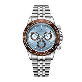 Jacques Philippe JPQGC7113X6SBBR Metalik Gri Çelik Erkek Kol Saati