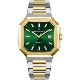 Jacques Philippe Jpqgs10073x8 Altın Rengi Metalik Gri Çelik Erkek Kol Saati