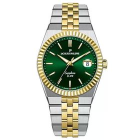 Jacques Philippe JPQGS10473X8 Altın Rengi Metalik Gri Çelik Erkek Kol Saati