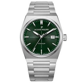 Jacques Philippe Jpqgs42t3xt Gri Metalik Titanyum Erkek Kol Saati