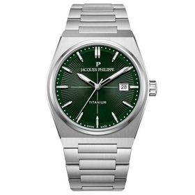 Jacques Philippe Jpqgs42t3xt Gri Metalik Titanyum Erkek Kol Saati