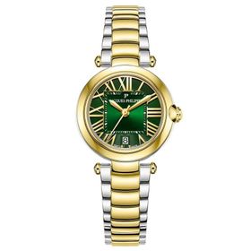 Jacques Philippe Jpqls9673x8 Altın Rengi Metalik Gri Çelik Kadın Kol Saati