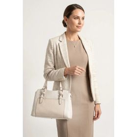 Jacquline CLIM615C Bej Kadın El Çantası