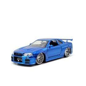 Jada 253203045 Hızlı Ve Öfkeli Fast & Furious Metal Diecast 1:24 2002 Nissan Skyline Araba