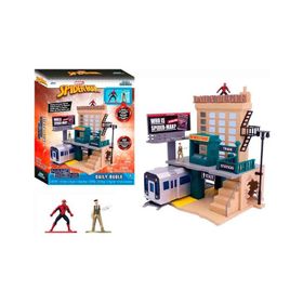 Jada 253225012 Marvel Spiderman Nano Sahnesi Oyun Seti