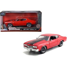Jada Fast & Furious 253203009 1:24 1970 Chevy Chevelle Model Araba