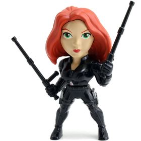 Jada Marvel 4" 253221014 Black Widow Die-Cast Figürü