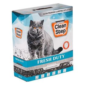 Jadawa 10 lt Clean Step Fresh Duty Aktif Karbonlu Bahar Kokulu Topaklanan İnce Taneli Bentonit Kedi Kumu