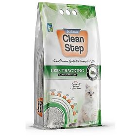 Jadawa 10 lt Clean Step Less Tracking Patilere Yapışmayan Aktif Karbonlu Topaklanan Bentonit Kalın Taneli Kedi Kumu