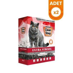 Jadawa Clean Step Extra Strong Ekstra Aktif Karbonlu Topaklanan 2x10 lt Kokusuz Doğal Kedi Kumu