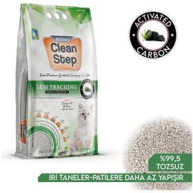 Jadawa Clean Step Less Tracking Aktif Karbonlu Patilere Yapışmayan 10 lt Kalın Taneli Topaklanan Doğal Kedi Kumu