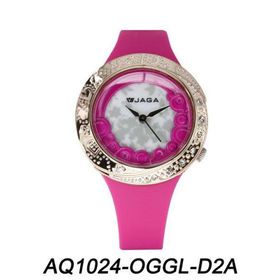 Jaga AQ1024-OGGL-D2A Pembe Kadın Kol Saati