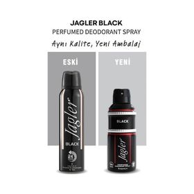 Jagler Black 150 ml Erkek Sprey Deodorant