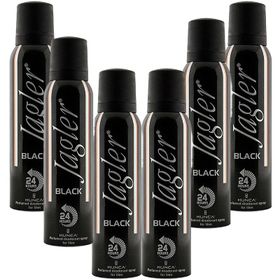 Jagler Black 6x150 ml Erkek Sprey Deodorant
