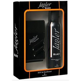 Jagler Black 90 ml EDT Parfüm + 150 ml Erkek Gofre Deodorant