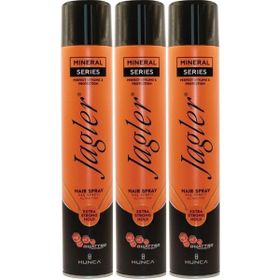 Jagler Extra Strong Hold Ekstra Güçlü Tutuş 3x400 ml Saç Spreyi
