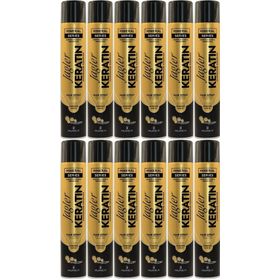 Jagler Keratin Strong Hold-Minarelli Ekstra Sert Keratinli 12x400 ml Saç Spreyi