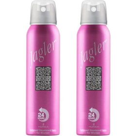 Jagler Pembe 2x150 ml Kadın Sprey Deodorant