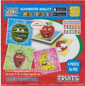 Jagu 16 Parça Mini Meyveler Puzzle
