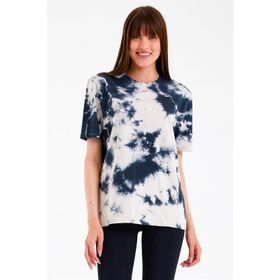 JAHR MARC Batik Yıkamalı Bej Kadın T-shirt