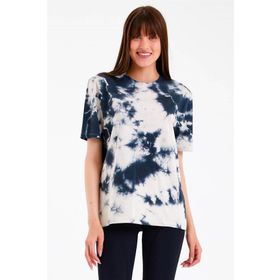 JAHR MARC Batik Yıkamalı Bej Kadın T-shirt