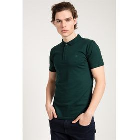 JAHR MARC Klasik Yeşil Polo Yaka Erkek T-shirt