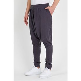JAHR MARC Koyu Gri Slim Fit Yanları Cepli Erkek Şalvar Eşofman