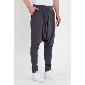 JAHR MARC Koyu Gri Slim Fit Yanları Cepli Erkek Şalvar Eşofman
