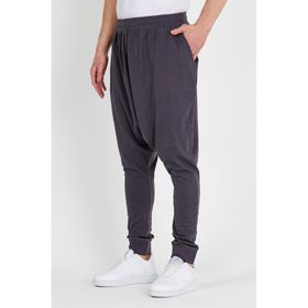 JAHR MARC Koyu Gri Slim Fit Yanları Cepli Erkek Şalvar Eşofman