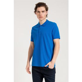 JAHR MARC Mavi Polo Yaka Erkek T-Shirt