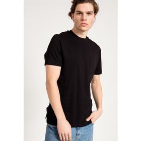 JAHR MARC Önü Cepli Basic Siyah Erkek T-shirt