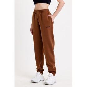 JAHR MARC Oversize Nakışlı Kahverengi Kadın Eşofman Altı